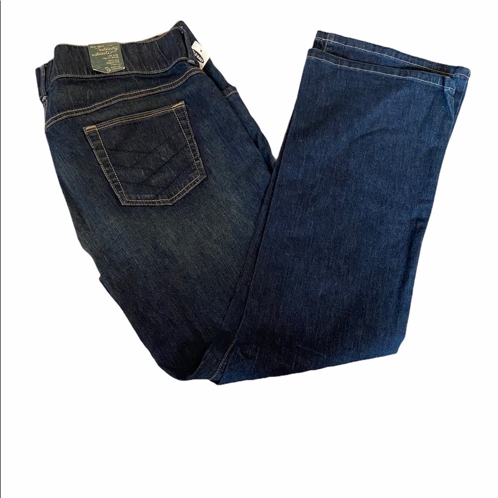 NWT OLD NAVY Maternity Boot Cut Stretch Denim XL